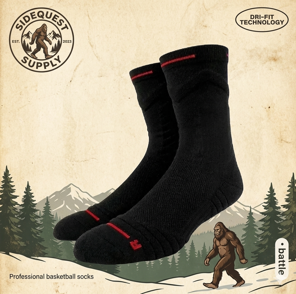 Sasquatch Sidequest Socks