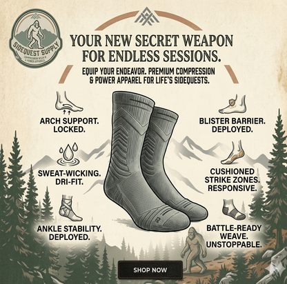 Sasquatch Sidequest Socks